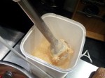 Sauce crémée mixée