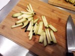 Batonnets d'aubergines