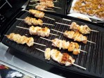 Brochettes de poulet snackees