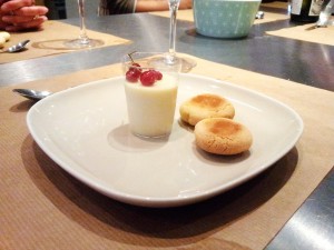 Pana cotta au rhum et petit biscuit sable au rhum 2