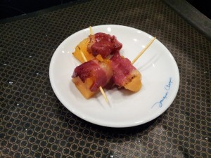 Pic de melon au magret