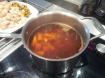 Carottes en cuisson