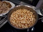 Céleri en cuisson