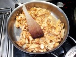 champignons en cuisson