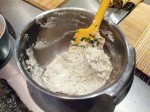 fromage frais, échalotes et herbes