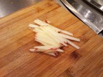 pommes en julienne