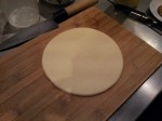 Cercle de pâte feuilletee