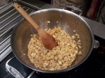 Pommes en cuisson