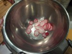 Radis en lamelles