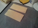 Rectangle de pate feuilletee
