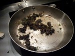 escargots en cuisson au psastis