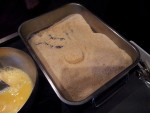 tranche de chèvre panée