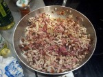 cuisson chipiron et jambon