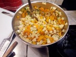 Carottes et céleri boule assaisonnés