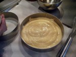 Pâte à génoise coulée