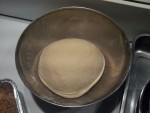 Pâte à buns avant levage