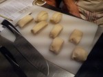 Pâtons de pâte à buns