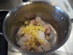 Cabillaus, pommes de terre et thym