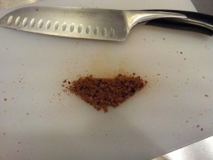 Pain d'épices en crumble