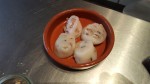 Saint Jacques piquées aux anchois fumés